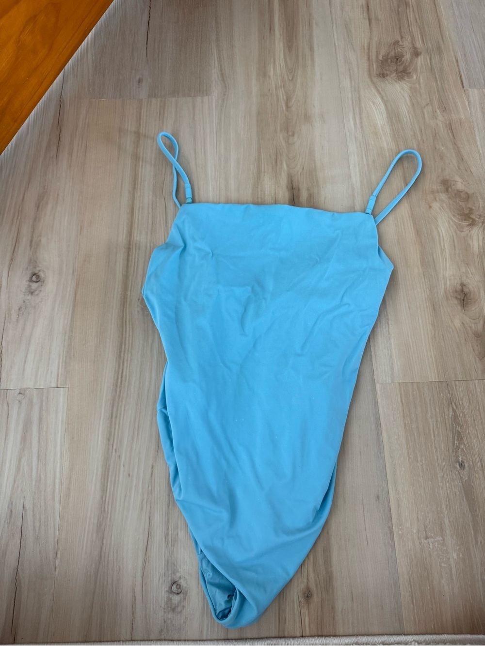 SHEIN Light Blue One-Piece Swimsuit